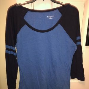 Blue and Black Shirt